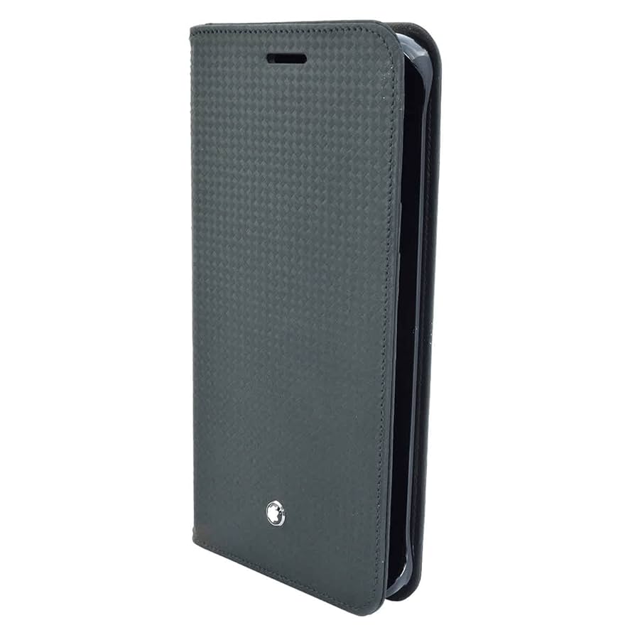 Amazon.com: MontBlanc Black Extreme Flip Cover Black Leather